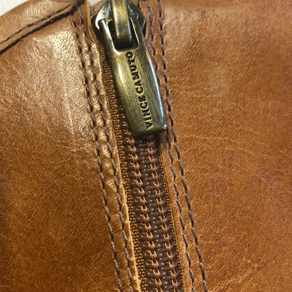 Vince Camuto Cognac Payatt Booties - 6.5 - Picture 5 of 8